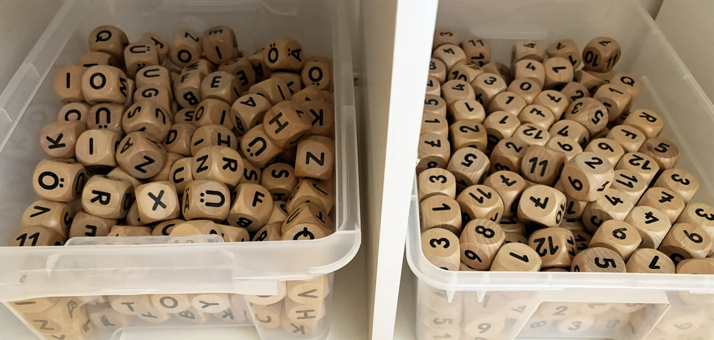 Buchstabenwürfel
